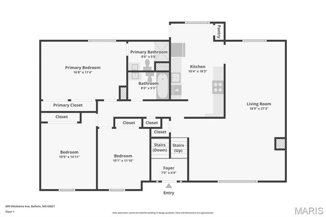 899 Oklahoma Avenue, Ballwin, MO 63021