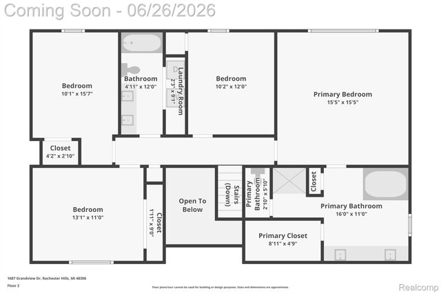 1687 Grandview Drive, Rochester Hills, MI 48306