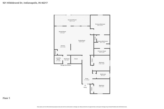 921 Hildebrand Drive, Indianapolis, IN 46217
