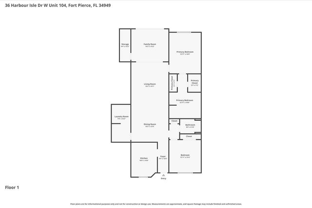 36 HARBOUR ISLE Drive W 104, Fort Pierce, FL 34949