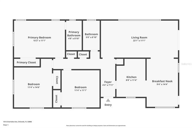 1512 OVERLAKE AVENUE, Orlando, FL 32806