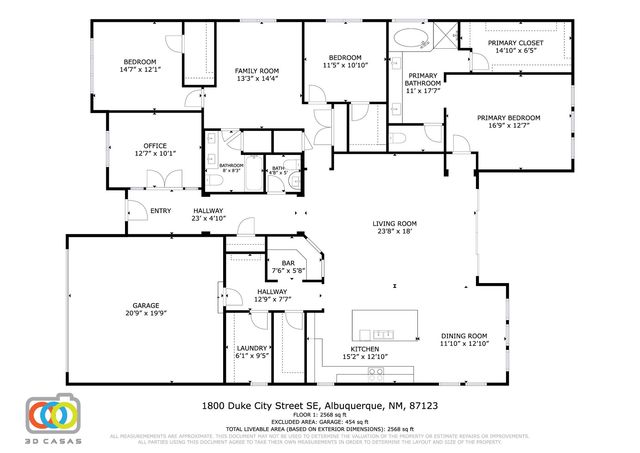 1800 Duke City Street SE, Albuquerque, NM 87123