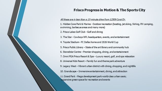 12509 Coral Drive, Frisco, TX 75036