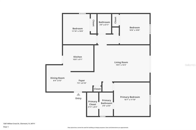 1367 WILLOW CREST DR, Clermont, FL 34711