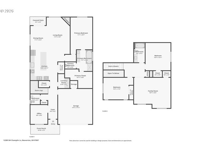 12289 Sw CHAMPLIN Ln, Beaverton, OR 97007