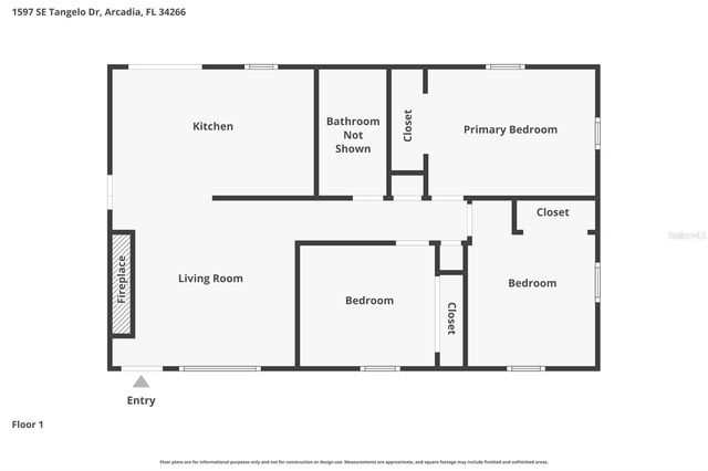 1597 SE TANGELO DRIVE, Arcadia, FL 34266