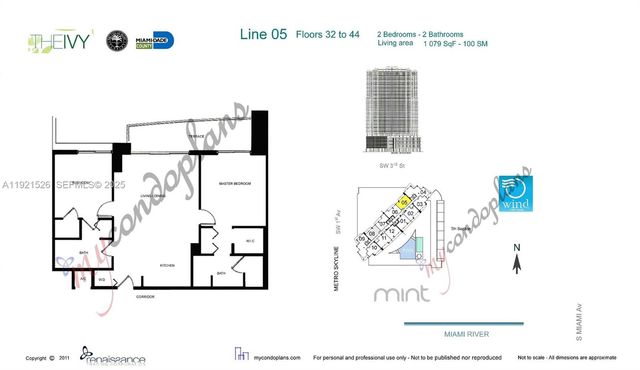 90 SW 3rd St 4105, Miami, FL 33130