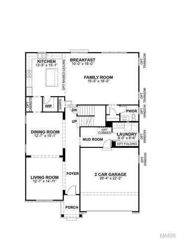 1 Washington 2 Car at The Reserve at Wildwood, Wildwood, MO 63040