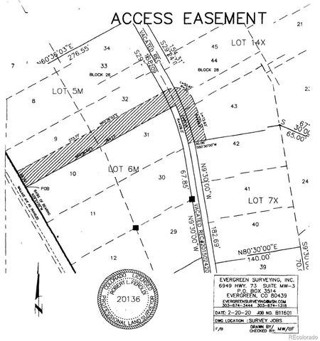 Lot 14X Wallace Avenue, Conifer, CO 80433