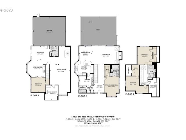 14821 Sw BELL Rd, Sherwood, OR 97140
