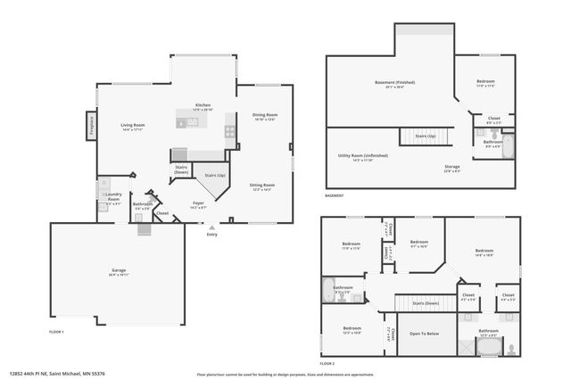 12852 44th Place NE, Saint Michael, MN 55376