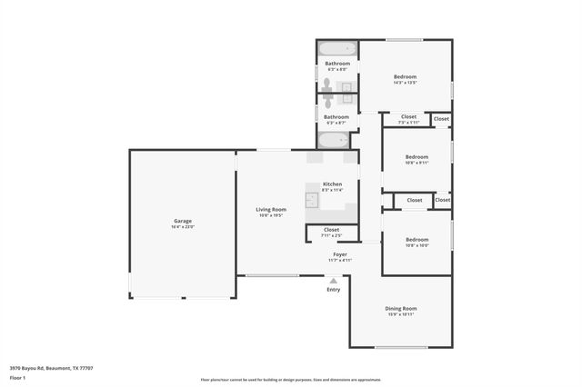 3970 Bayou Road, Beaumont, TX 77707