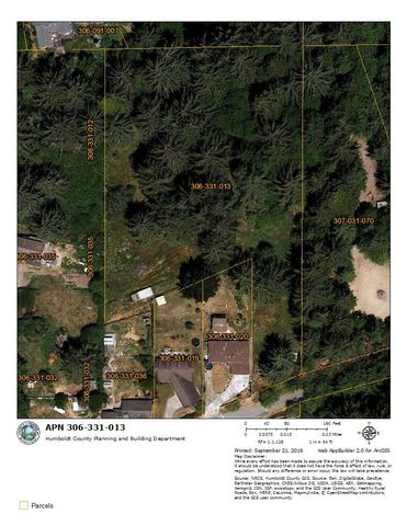 0000 Worthington Drive, Humboldt Hill, CA 95503