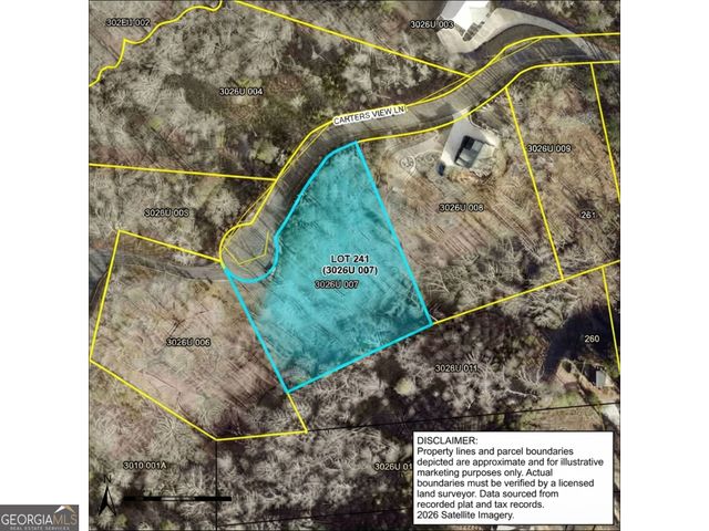 LOT 241 Carters View Lane, Ellijay, GA 30540