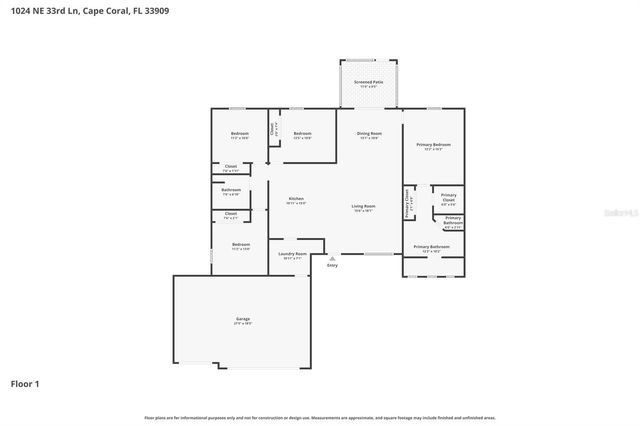 1024 NE 33RD LANE, Cape Coral, FL 33909