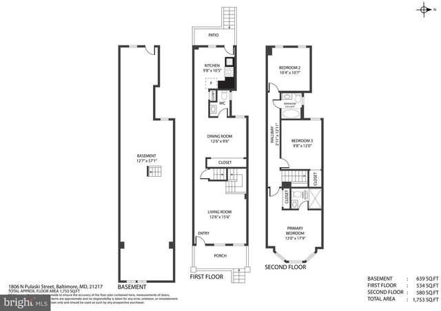 1806 N PULASKI ST, Baltimore, MD 21217