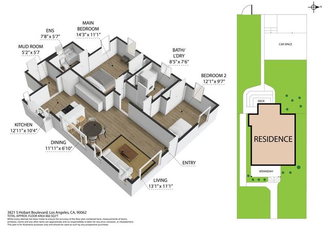 3821 S Hobart Boulevard, Los Angeles, CA 90062