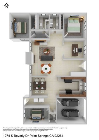 1274 S Beverly Drive, Palm Springs, CA 92264