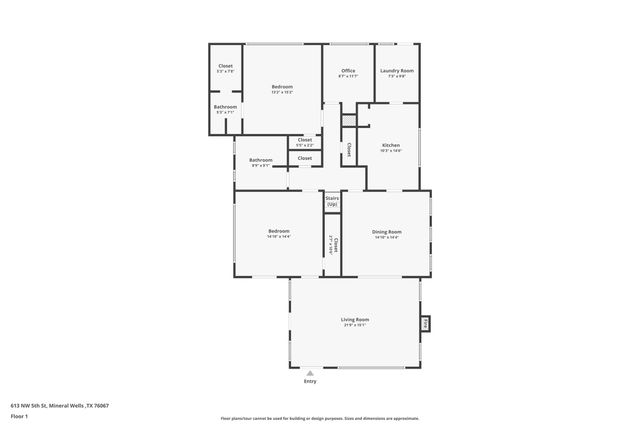 613 NW 5th Street, Mineral Wells, TX 76067