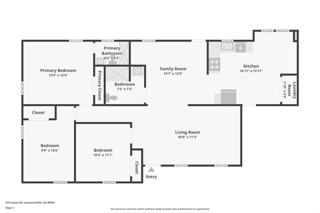 214 Lester Road NW, Lawrenceville, GA 30044
