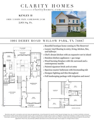 1004 Derby Road, Willow Park, TX 76087