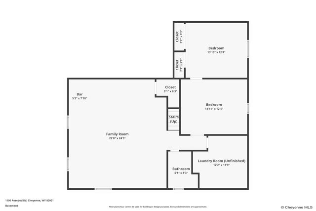 1100 ROSEBUD RD, Cheyenne, WY 82001