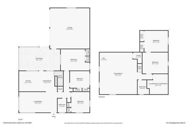 1100 ROSEBUD RD, Cheyenne, WY 82001