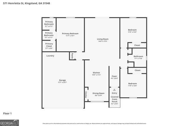 571 Henrietta Drive, Kingsland, GA 31548