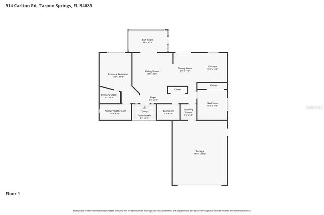 914 CARLTON ROAD, Tarpon Springs, FL 34689