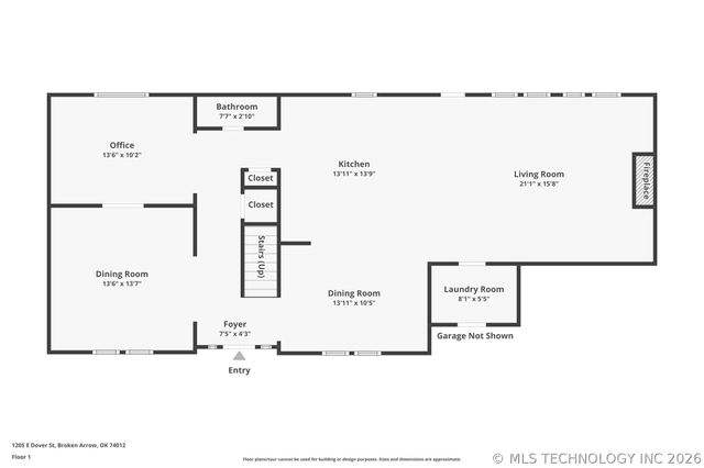 1205 E Dover Street, Broken Arrow, OK 74012