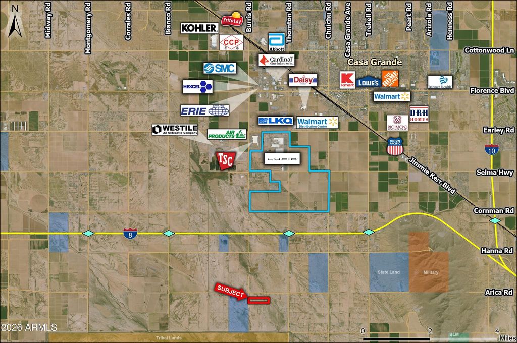 0 S Burris Road -, Casa Grande, AZ 85194 — exterior