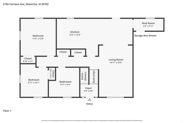 2756 Fairlane Avenue, Waterloo, IA 50702