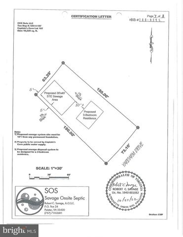 187 YARDARM DR, Greenbackville, VA 23356