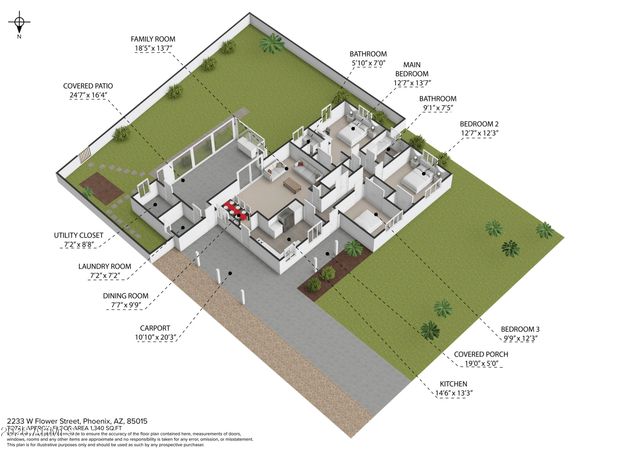 2233 W FLOWER Street, Phoenix, AZ 85015