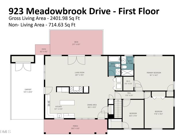 923 Meadowbrook Drive, Garner, NC 27529