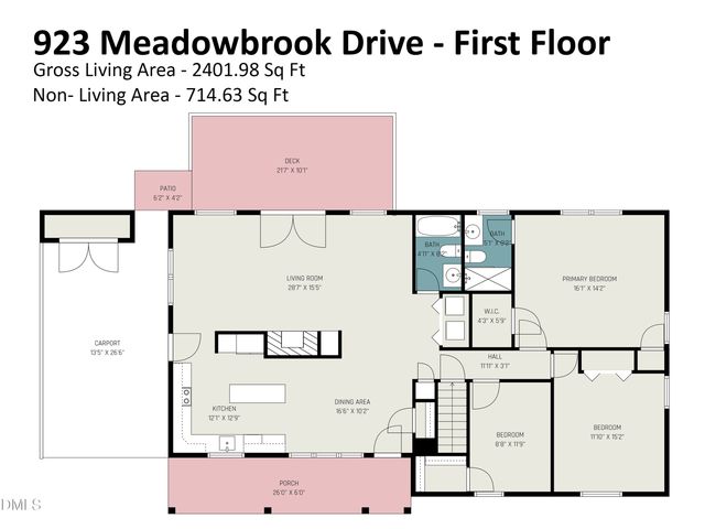 923 Meadowbrook Drive, Garner, NC 27529