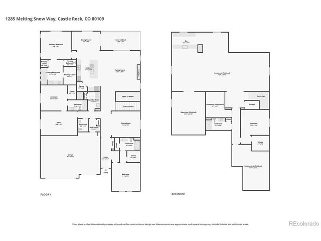 1285 Melting Snow Way, Castle Rock, CO 80109