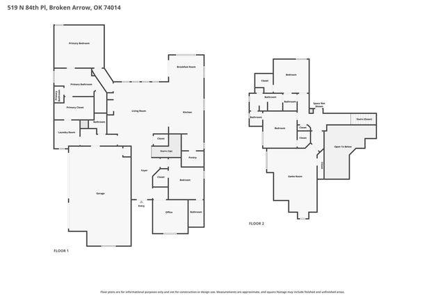 519 N 84th Place, Broken Arrow, OK 74014