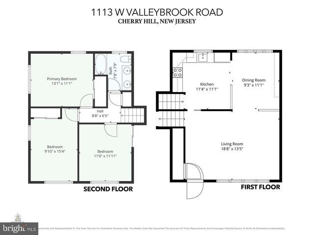 1113 W VALLEYBROOK RD, Cherry Hill, NJ 08034