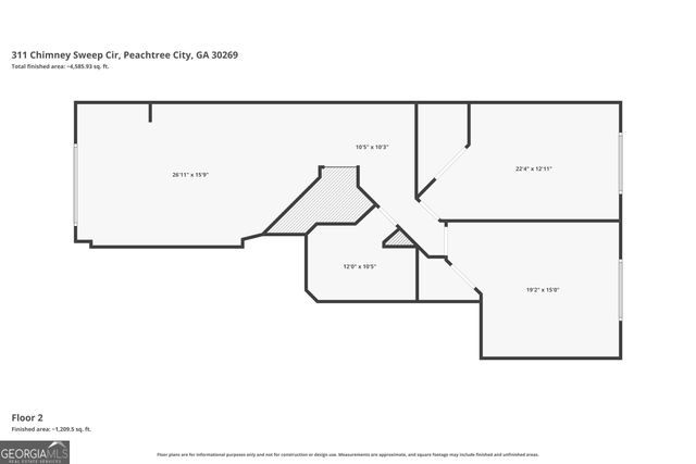 311 Chimney Sweep Circle, Peachtree City, GA 30269