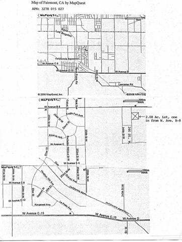 246th St W And Ave B10, Fairmont, CA 93536