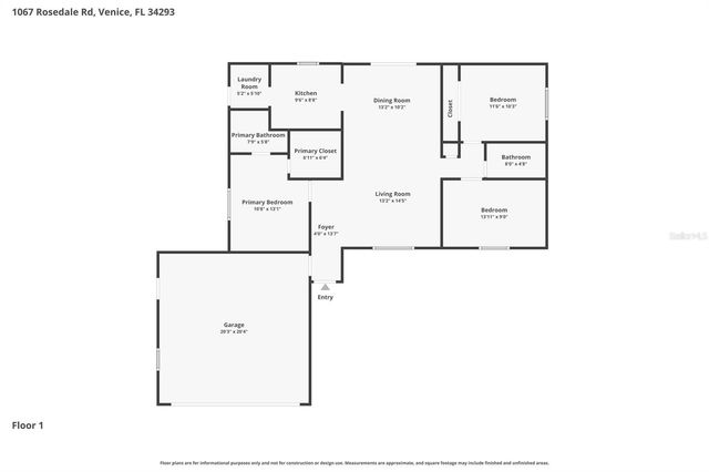 1067 ROSEDALE ROAD, Venice, FL 34293