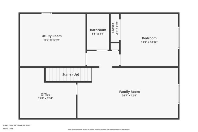8144 SOUTH CHASE ROAD, Pulaski, WI 54162