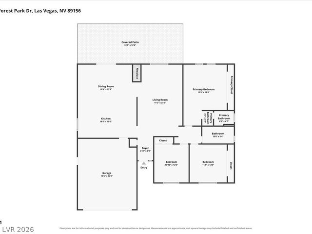 6171 Forest Park Drive, Las Vegas, NV 89156