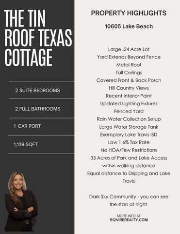 10605 Lake Beach DR, Dripping Springs, TX 78620