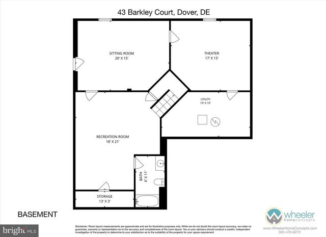 43 BARKLEY CT, Dover, DE 19904