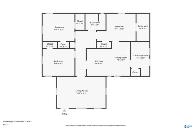 5027 ROSELYN ROAD, Bessemer, AL 35022