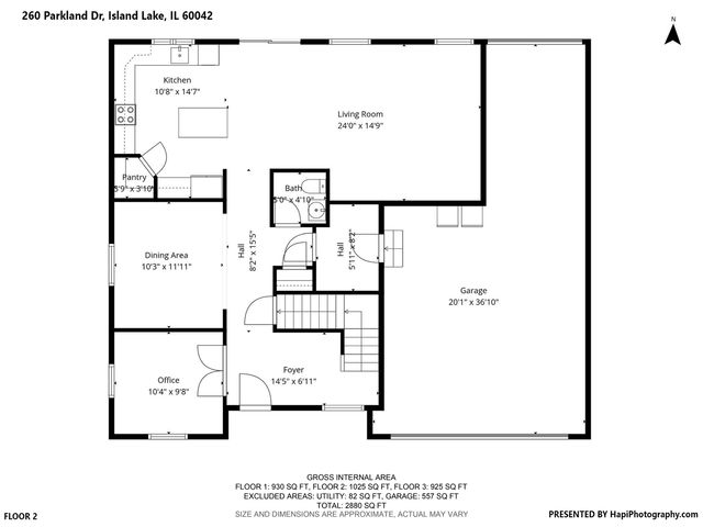 260 E Parkland Drive, Island Lake, IL 60042