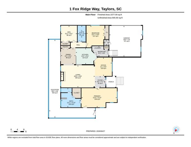 1 Fox Ridge Way, Taylors, SC 29687