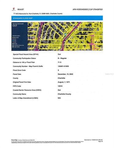 7464 & 7472 MEMORIAL DRIVE, Port Charlotte, FL 33981